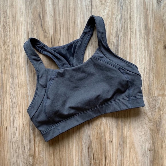 MOVING COMFORT Gray Adjustable Sports Bra Women's Size Medium - Picture 7 of 7